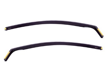 Heko Wind Deflectors For Toyota Hilux MK5 (1998-2005) 4-Door - Black Tinted - 4 Piece Set